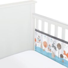 Breathable Baby 4 sided Mesh Cot Liner Enchanted Forest