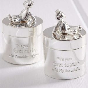 Mamas & Papas Once Upon A Time Silver Plated Tooth & Curl