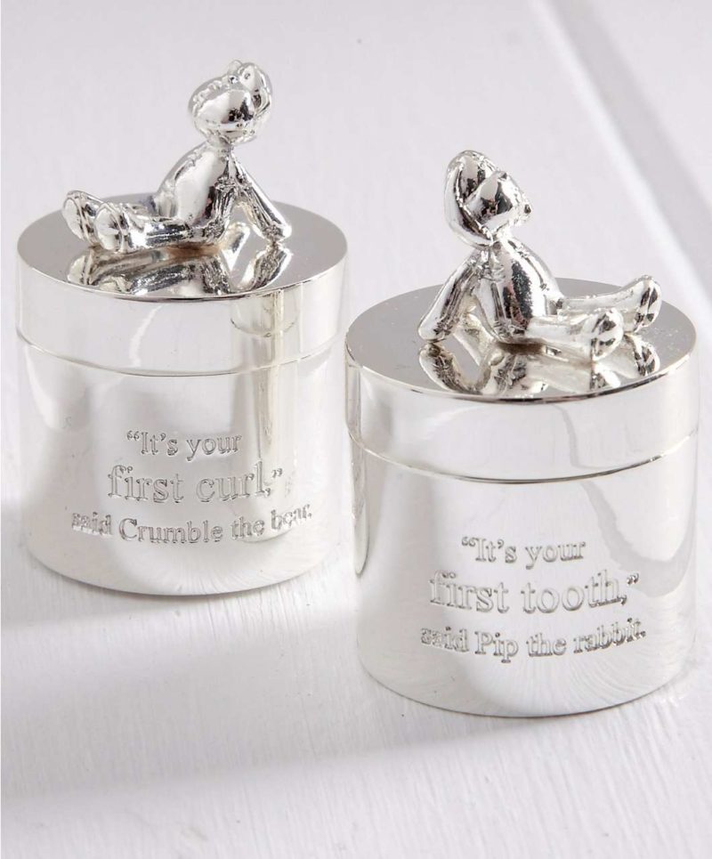 Mamas & Papas Once Upon A Time Silver Plated Tooth & Curl