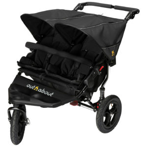 Out n About Nipper V4 Double Raven Black FREE Raincover
