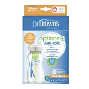 Dr Brown's Option+ Anti-Colic Twin Pack 270ml