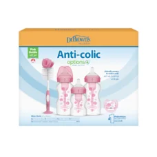 Dr Brown's Option+ Anti-Colic Gift Set Pink