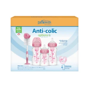 Dr Brown's Option+ Anti-Colic Gift Set Pink