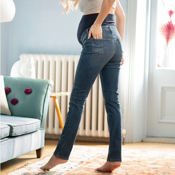 Seraphine Carsen Over Bump Relaxed Slim Maternity Jeans