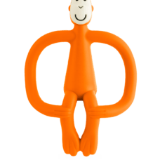 Matchstick Monkey Teether Toy Orange