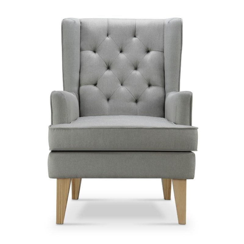 grey easy chair