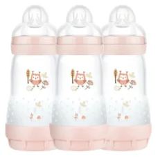 MAM Easy Start Anti-Colic Bottles 260ml 3 Pack Pink