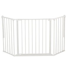 BabyDan Olaf Wide Safety Gate - White 90-146cm