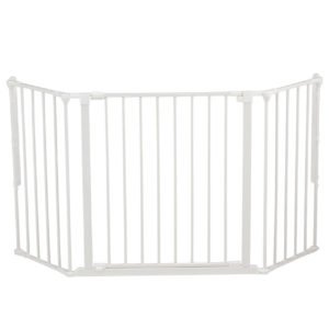 BabyDan Olaf Wide Safety Gate - White 90-146cm