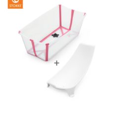 Stokke Flexi Bath Bundle Transparent Pink