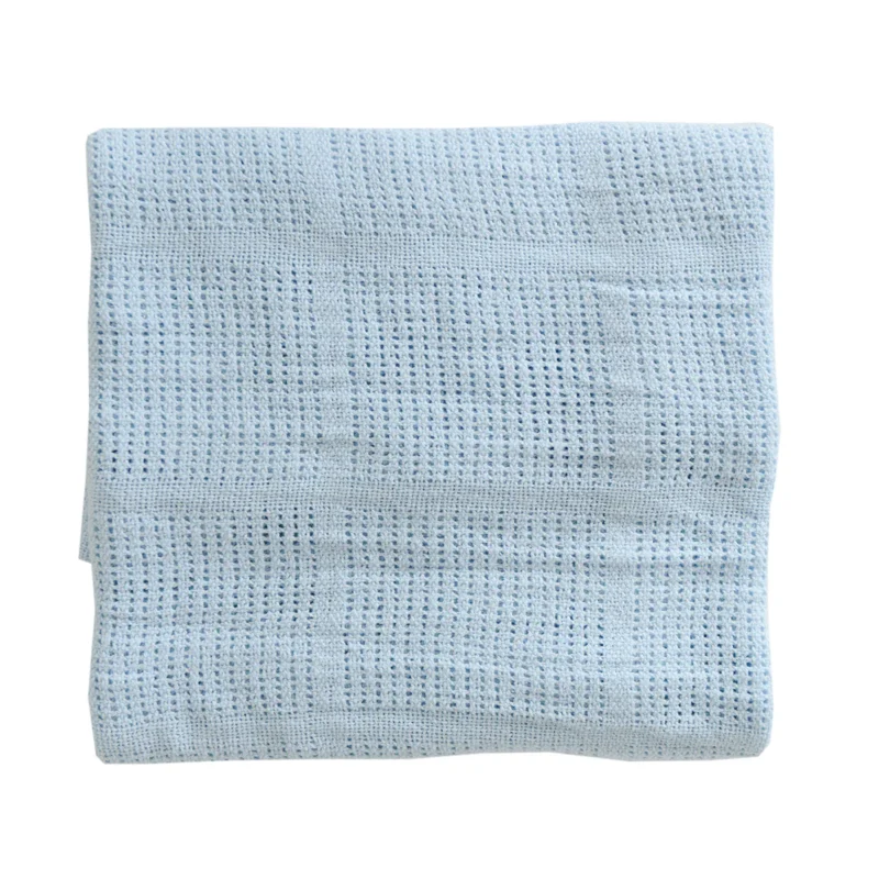 Baby Elegance Cellular Baby Blanket Blue