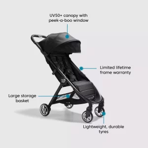Baby Jogger Tour 2 Compact Stroller Pitch Black