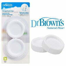 Dr Brown’s Wide-Neck Baby Bottle Storage Travel Caps 2 Pack