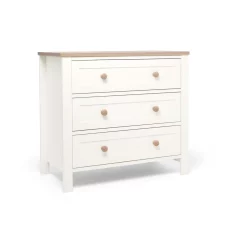 Mamas & Papas Wedmore Cotbed with Dresser Set White/Natural