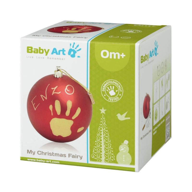 Baby Art My Christmas Fairy Bauble Red