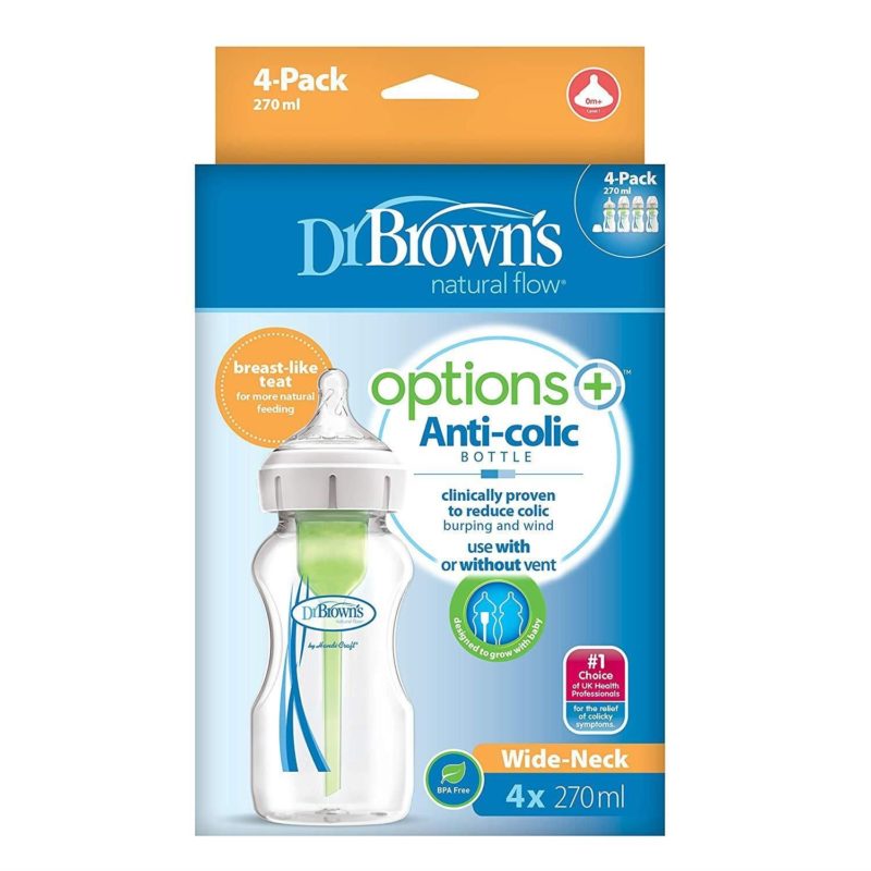 Dr Brown's Option+ Anti-Colic 4 Pack 270ml