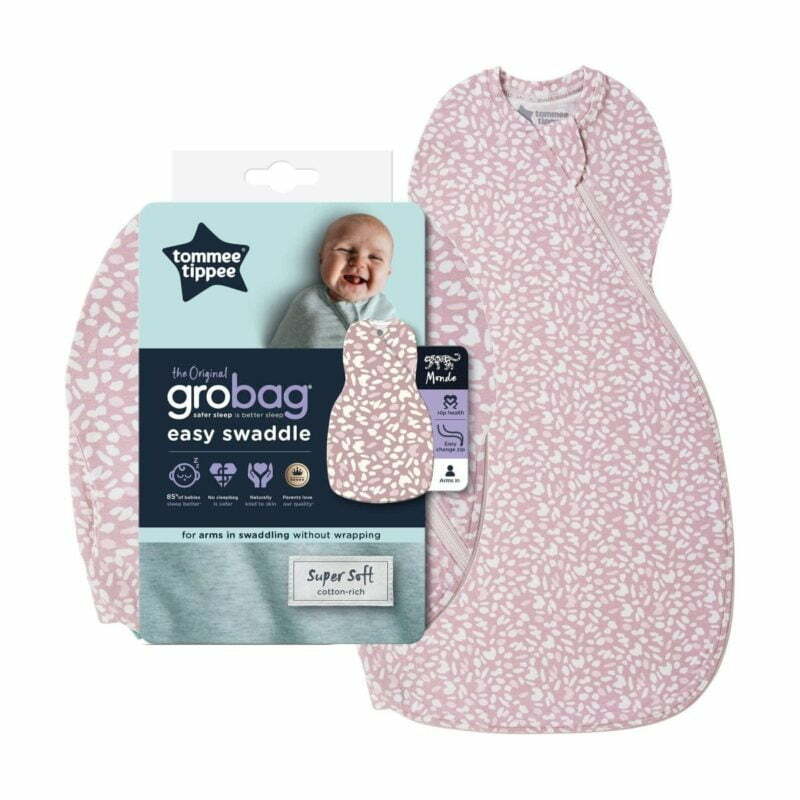 Tommee Tippee Grobag Easy Swaddle 0-3m Earth Grape