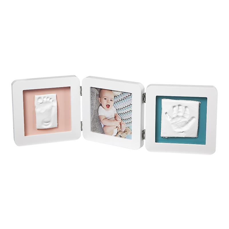 baby art my baby touch double white frame