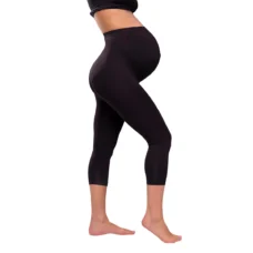 Carriwell Maternity Support 3/4 Leggings Black