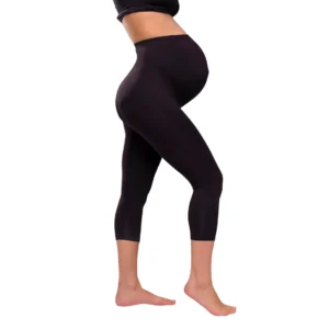 Carriwell Maternity Support 3/4 Leggings Black