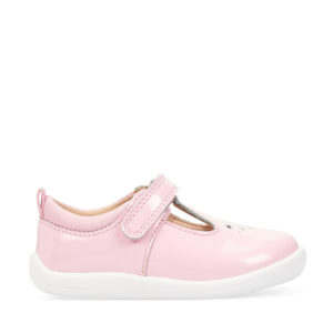 Startrite Puzzle Pale Pink Glitter Patent Girls First Shoes