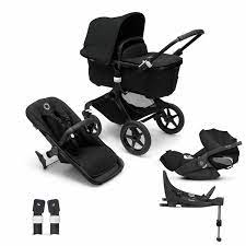 Bugaboo Fox 3 Complete Travel System Black/Midnight Black with Cybex Cloud Z and Z Base