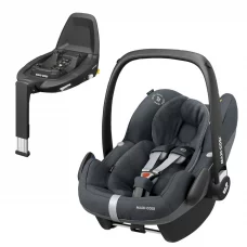 Maxi Cosi Pebble Pro i-Size Car Seat and FamilyFix3 i-Size Isofix Base Essential Graphite