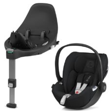 Cybex Cloud Z i-Size Infant Car Seat Deep Black and Base Z