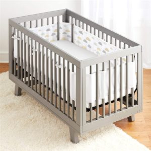 Breathable Baby 4 sided Mesh Cot Liner Cloud 9
