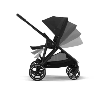 Cybex Gazelle S 2023 Stroller Moon Black with Carrycot