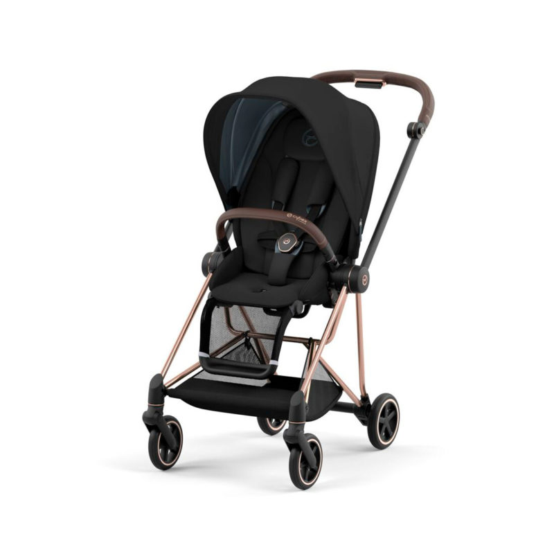 Cybex Mios Buggy Deep Black With Rose Gold Chassis