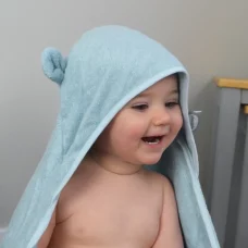 Shnuggle Wearable Bath towel with Ears Blue