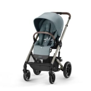 Cybex Balios S Lux Stroller 2023 Sky Blue on Taupe Chassis