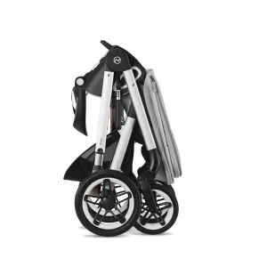 Cybex Talos 2023 Ocean Blue Stroller folded