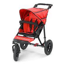 Out n About Single Nipper V4 Carnival Red with FREE Raincover