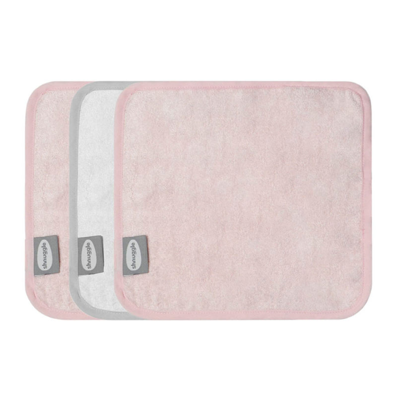 Shnuggle Baby Washcloths 3 pack Pink