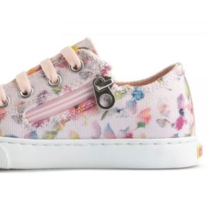 Pablosky 973170 Pink Flower Girls Canvas Shoes