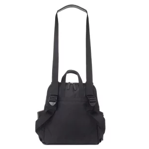 Babymel Robyn Vegan Leather Convertible Backpack Black