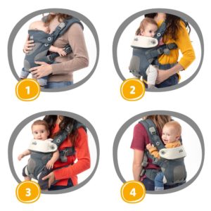 Joie Savvy Baby Carrier Black Pepper