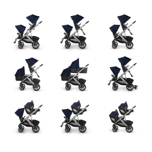 UPPAbaby Vista V2 Twin Travel System Configurations