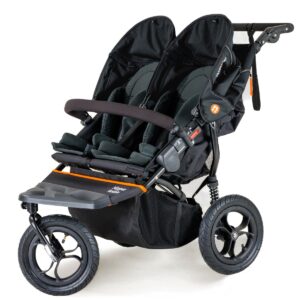 Out N About Nipper V5 Double Stroller Forest Black