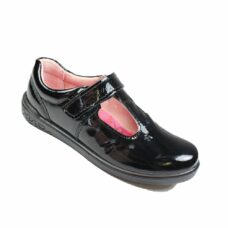 Ricosta Scarlet T-Bar School Shoe Black