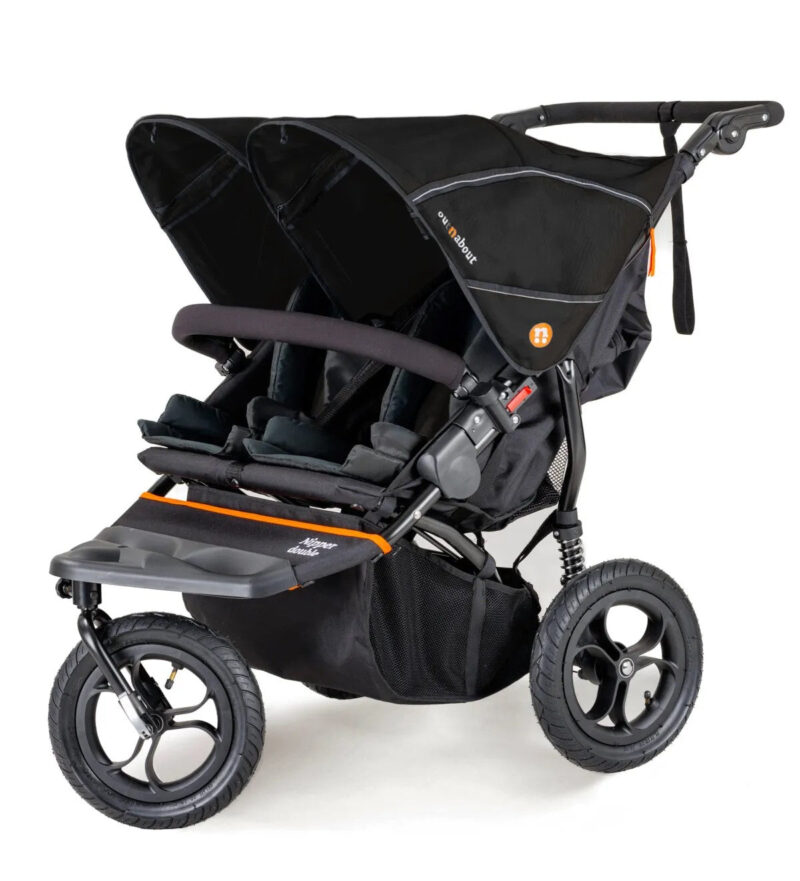 Out N About Nipper V5 Double Stroller Summit Black