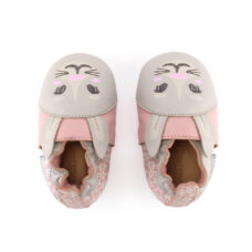 Startrite Fable Grey leather bunny baby pram shoes