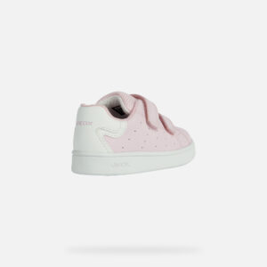 Geox Eclyer Pink Velcro Trainers