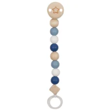 Goki Soother Chain Blue Star 65241