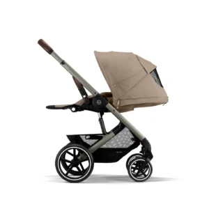 Cybex Balios S Lux 10 Piece Bundle Almond on Taupe Chassis