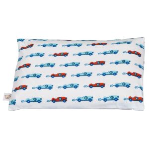 Clevamama Pram Pillow Case Blue Cars