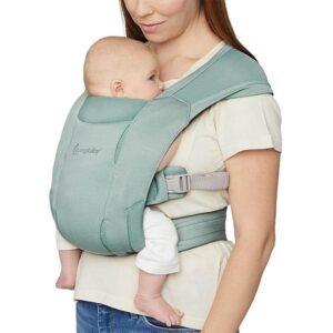 Ergobaby Embrace Newborn Carrier Soft Air Mesh Sage