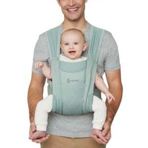 Ergobaby Embrace Newborn Carrier Soft Air Mesh Sage